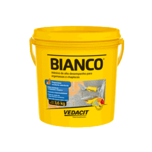 BIANCO é uma resina sintética, de alto desempenho, que proporciona excelente aderência das argamassas aos mais diversos substratos. Confere maior plasticidade, aumenta a impermeabilidade e evita a retração das argamassas. Pode ser usado em áreas externas e internas ou sujeitas à umidade.